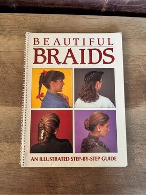 Vintage 80s Beautiful Braids Book Spiral Bound Guide